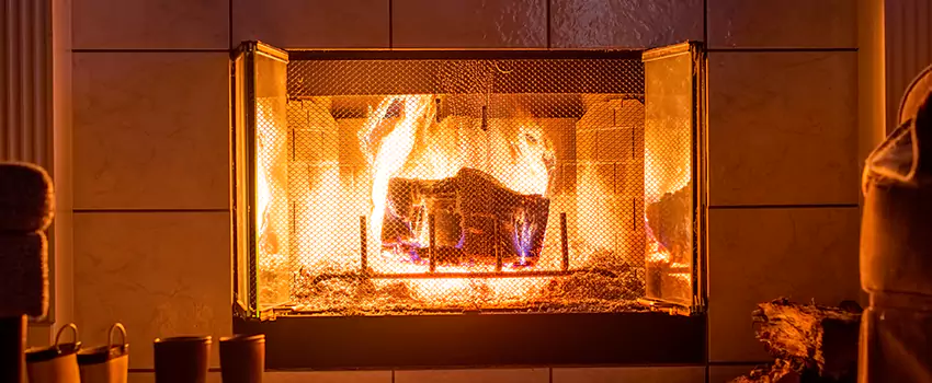 Mendota Hearth Landscape Fireplace Installation in The Colony, Texas