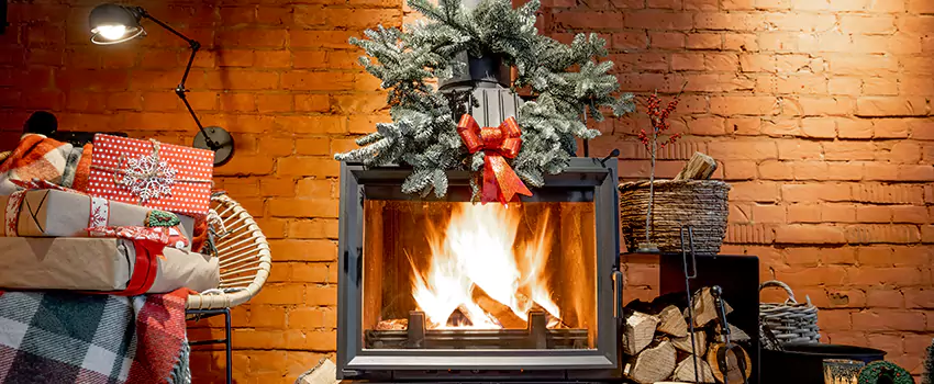 Travis Industries Linear Gas Fireplace Installation in The Colony, Texas