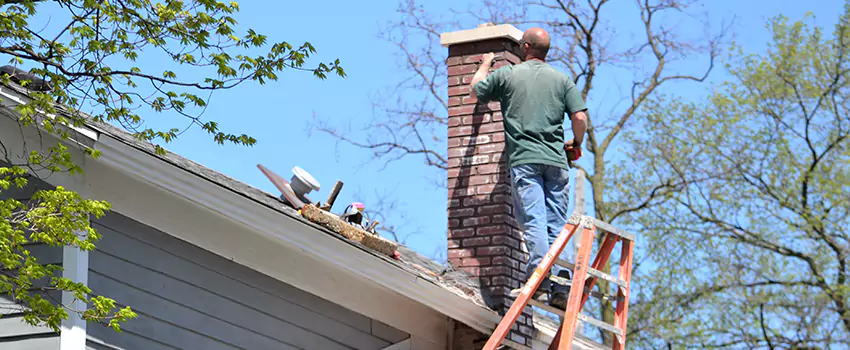Vinyl and PVC Chimney Flashing Installation in The Colony, TX