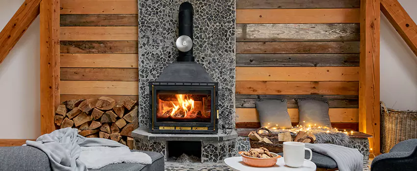 Thelin Hearth Products Direct Vent Gas Stove Fireplace Inspection in The Colony, Texas